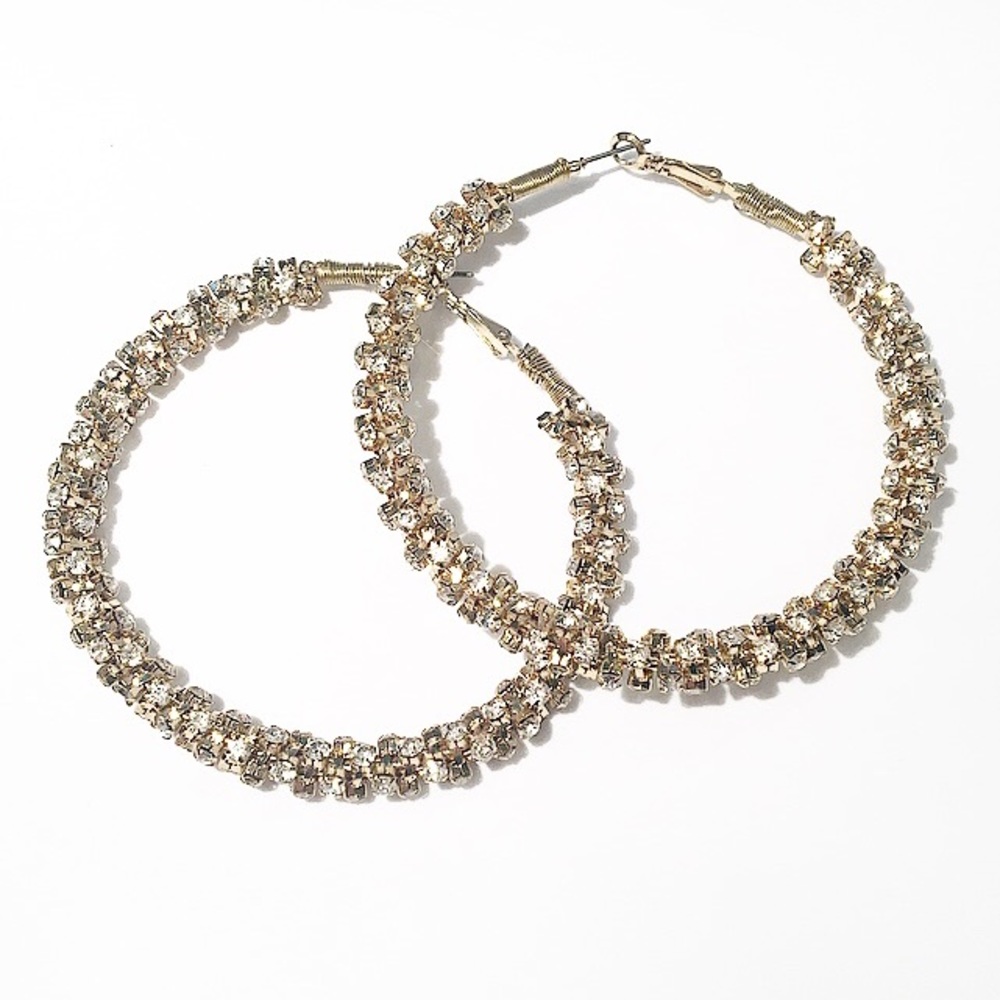 Jewel Hoop Earrings